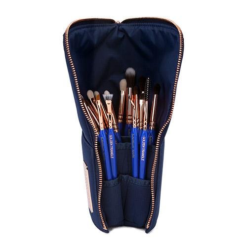 Bộ Cọ Trang Điểm Mắt 15 Cây BDELLIUM TOOLS Golden Triangle Eyes Only Complete GOLDENEYE